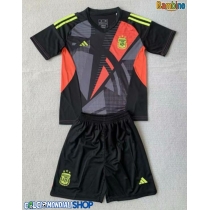 Maglie da calcio Argentina Portiere Prima Maglia Bambino Copa America 2024 Manica Corta (+ Pantaloni corti)